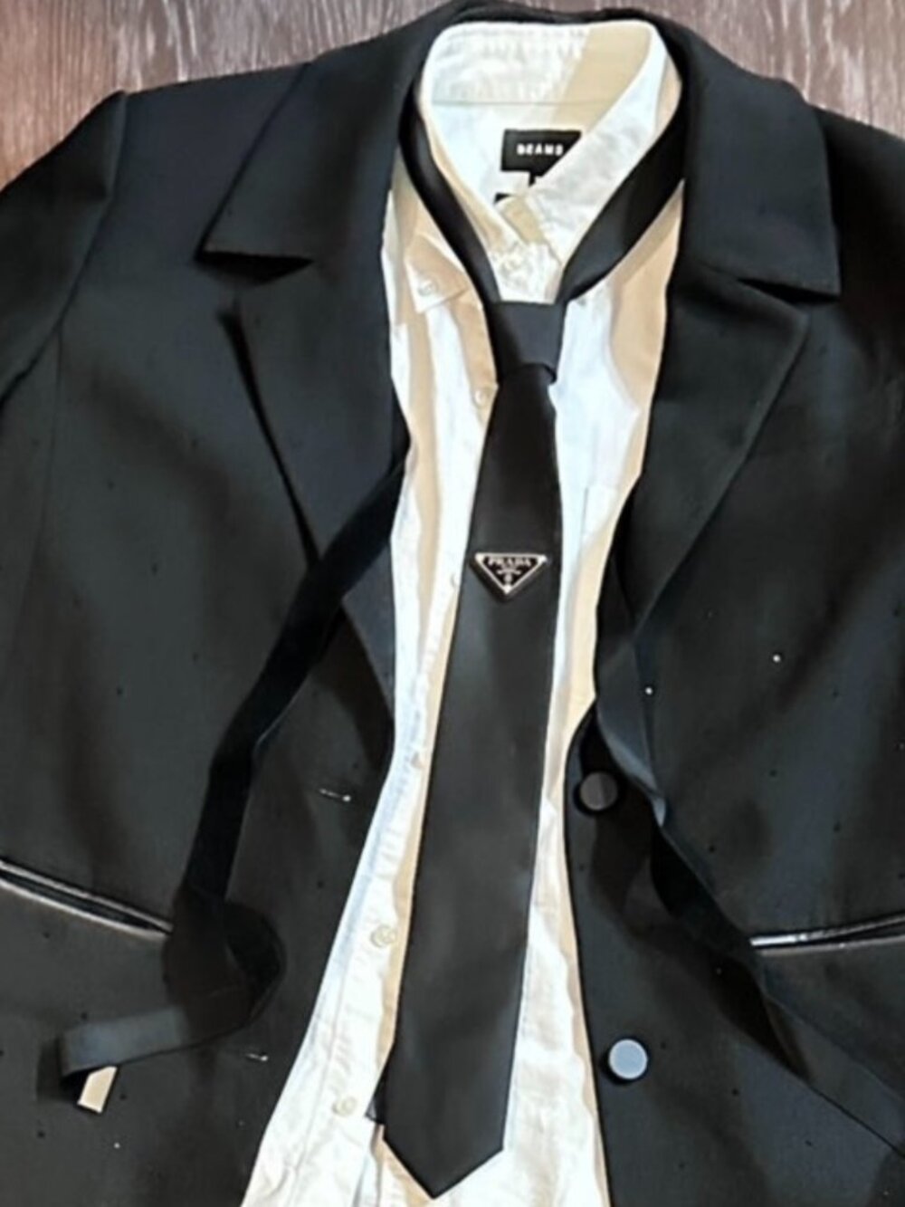 Authentic PRADA Black Tie 🖤  Brand new